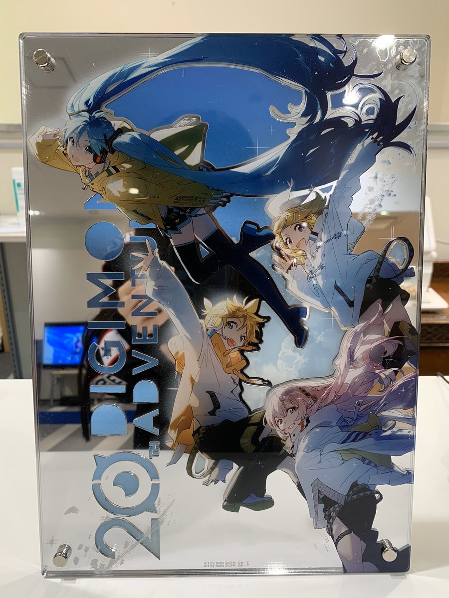 初音ミク デジモンアドベンチャー 3層アクリルパネル 初音ミク