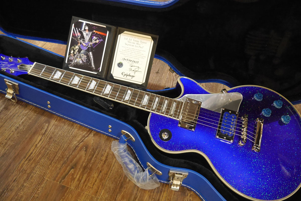 エピフォンから #KISS ギタリストの #トミー・セイヤー の最新