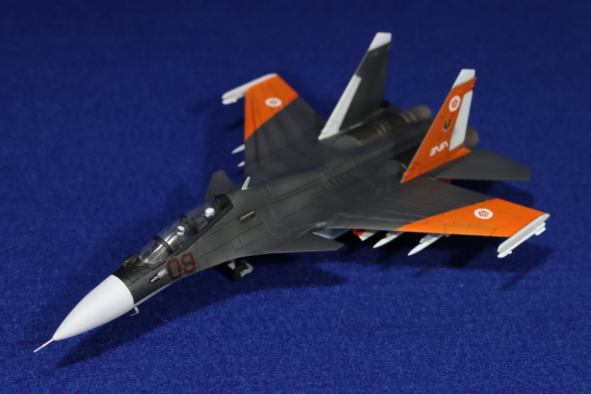 新年最初の完成機体は、1/144 SU-30SM（エースコンバット7 エルジア軍