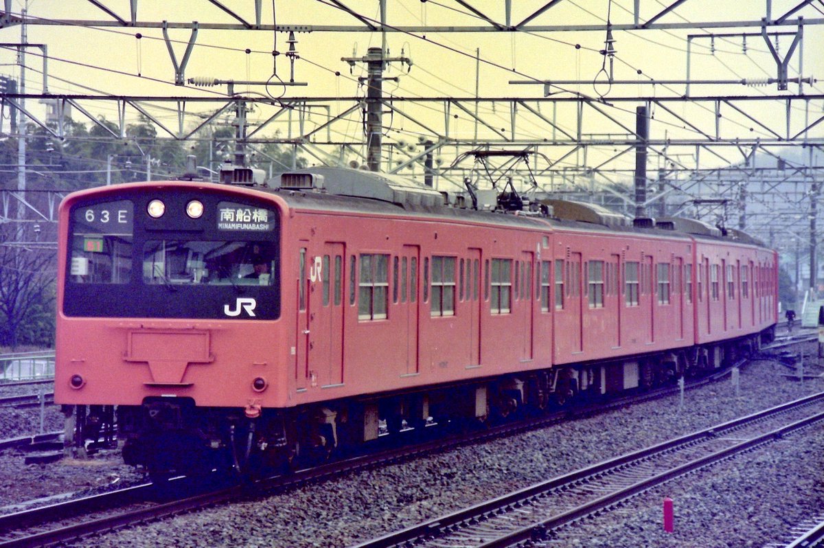 201系の日 当時は武蔵野線に201系が普通列車としてバンバン走っていた