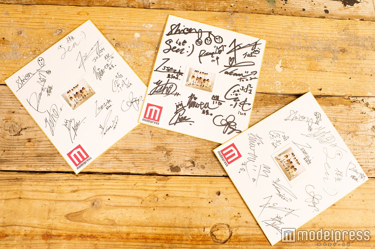このツイートをRT✨】 JO1の直筆サイン入り色紙＆チェキを3名様へ