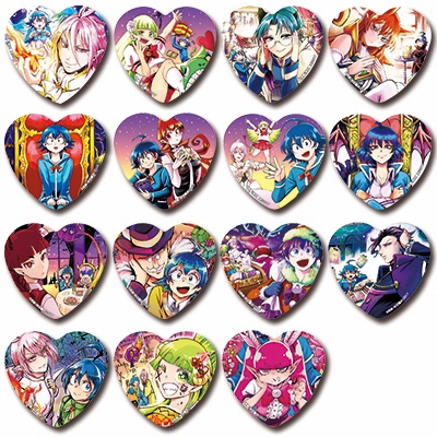 魔入りました！入間くん」トレーディングハート缶バッチ 全15種 - 秋田