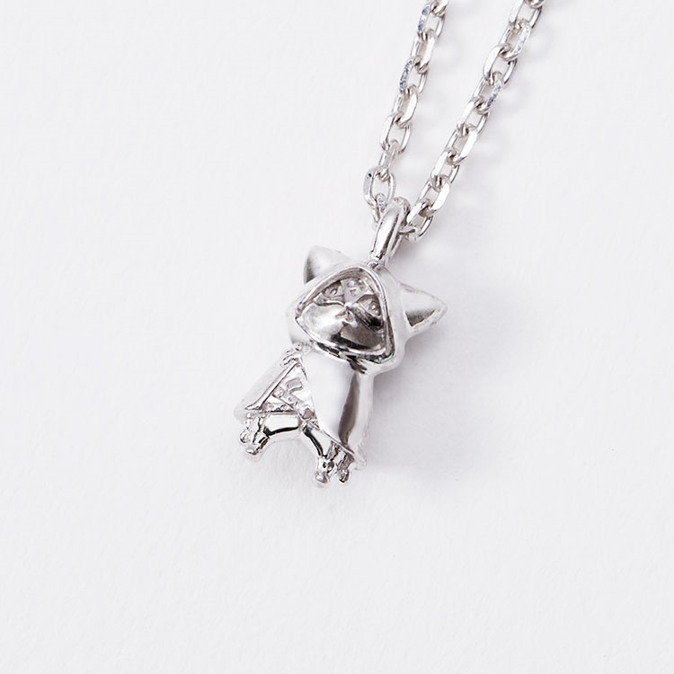 大逆転裁判 アイリスのお守りシルバーネックレス ちゅうのすけ イー