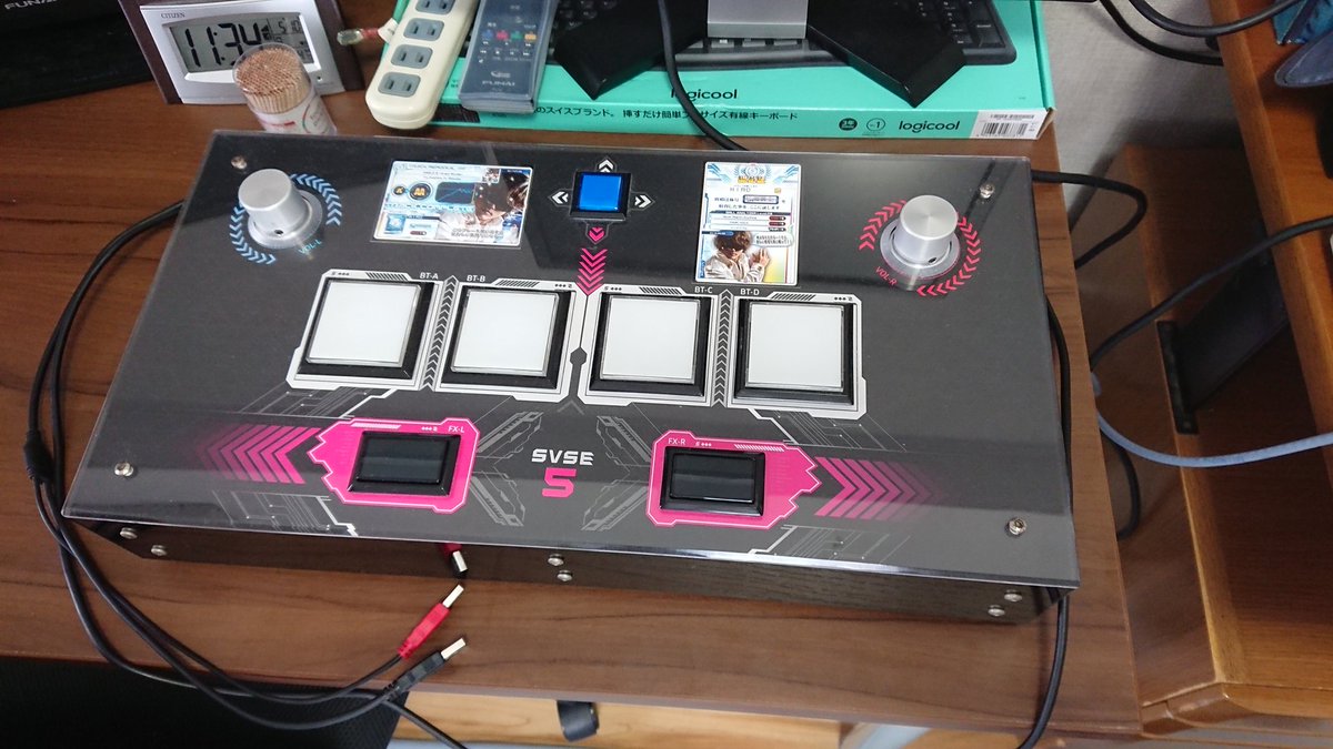 SVSE5 旧基盤 DAOボタン SDVXコントローラー AC規格ノブ SVSE5 旧基盤