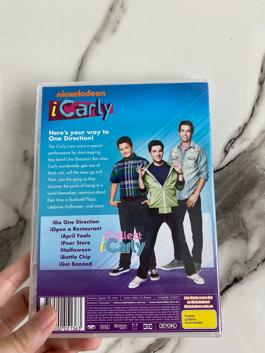 iCarly: iGo One Direction DVD by Beyond Home Entertainment, region