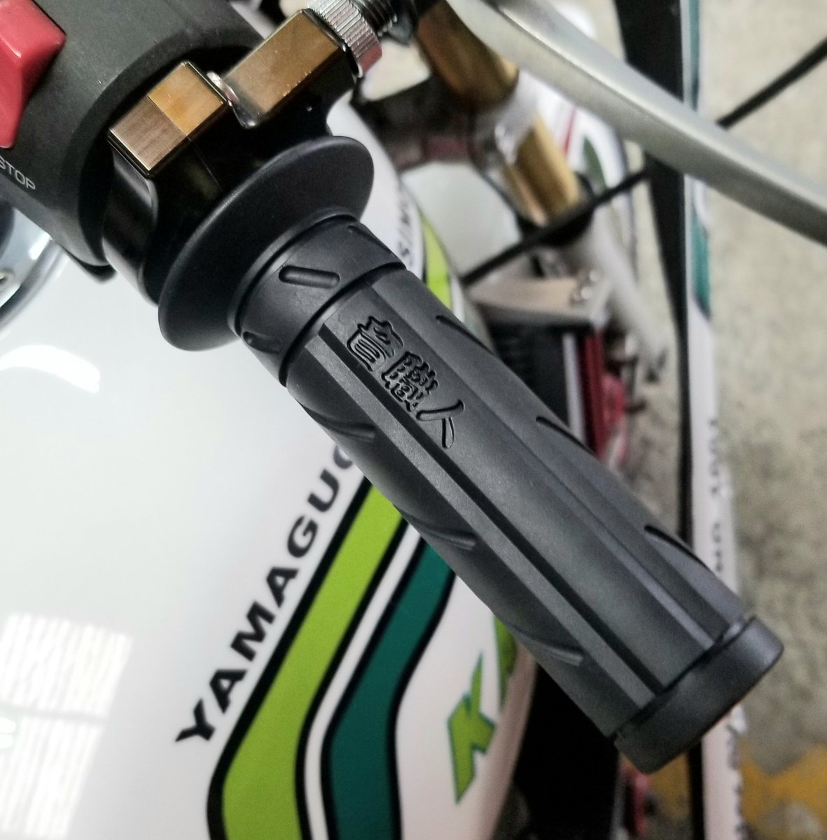 今日も元気にVIGOR☝️ 音職人グリップ装着🎵 握りやすくて最高