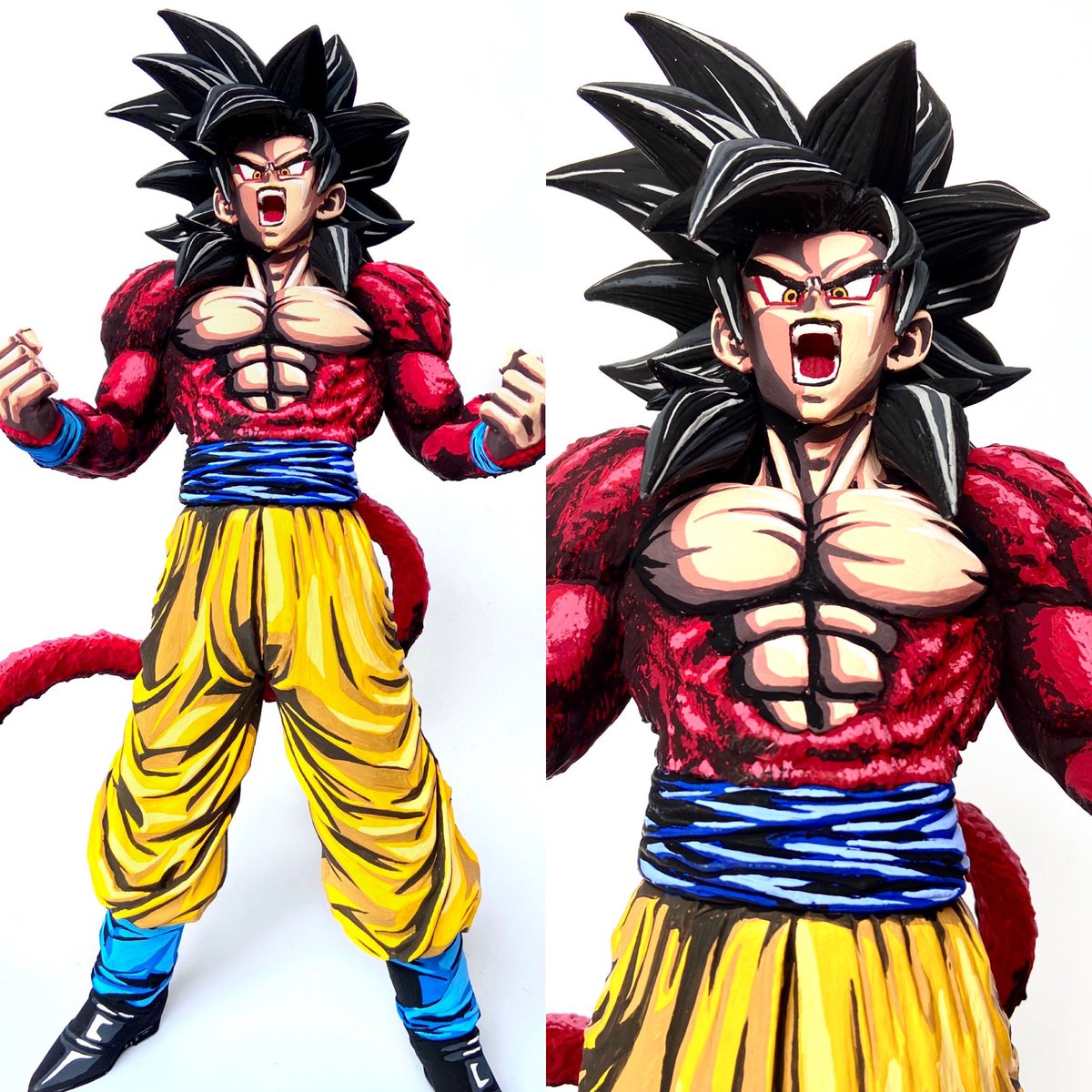 ドラゴンボールフィギュア SMSP孫悟空 スーパーサイヤ人 二次元彩色