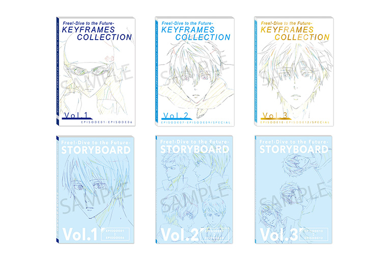 Free!DF】 「KEYFRAMES COLLECTION Vol.1～Vol.3（原画集