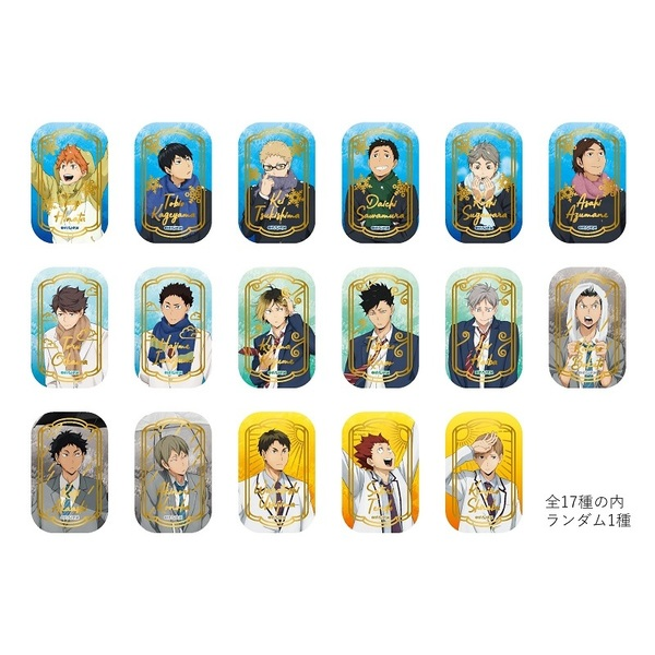 ハイキュー‼︎スクエア缶バッジ第1弾、第 2弾セット ハイキュー