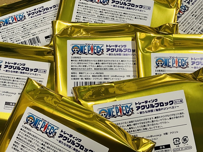 再入荷】 ワンピース トレーディングアクリルブロック ～新たな仲間