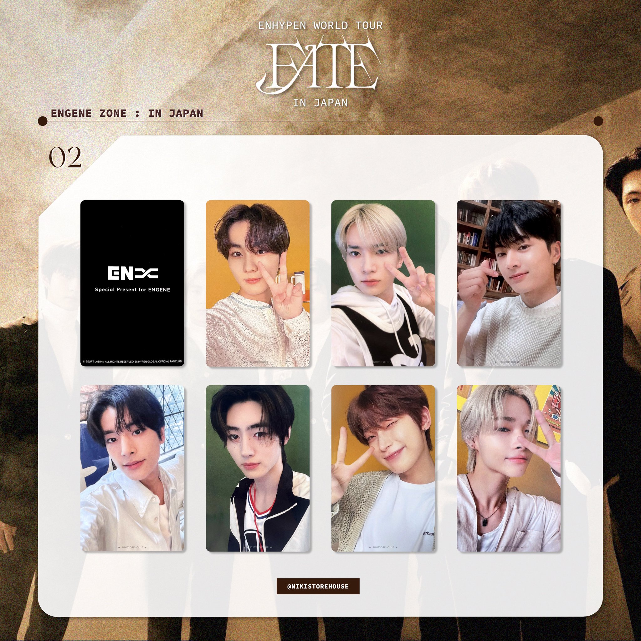 ENHYPEN 2025アンケートトレカ ジェイク ENHYPEN アンケートトレカ2025