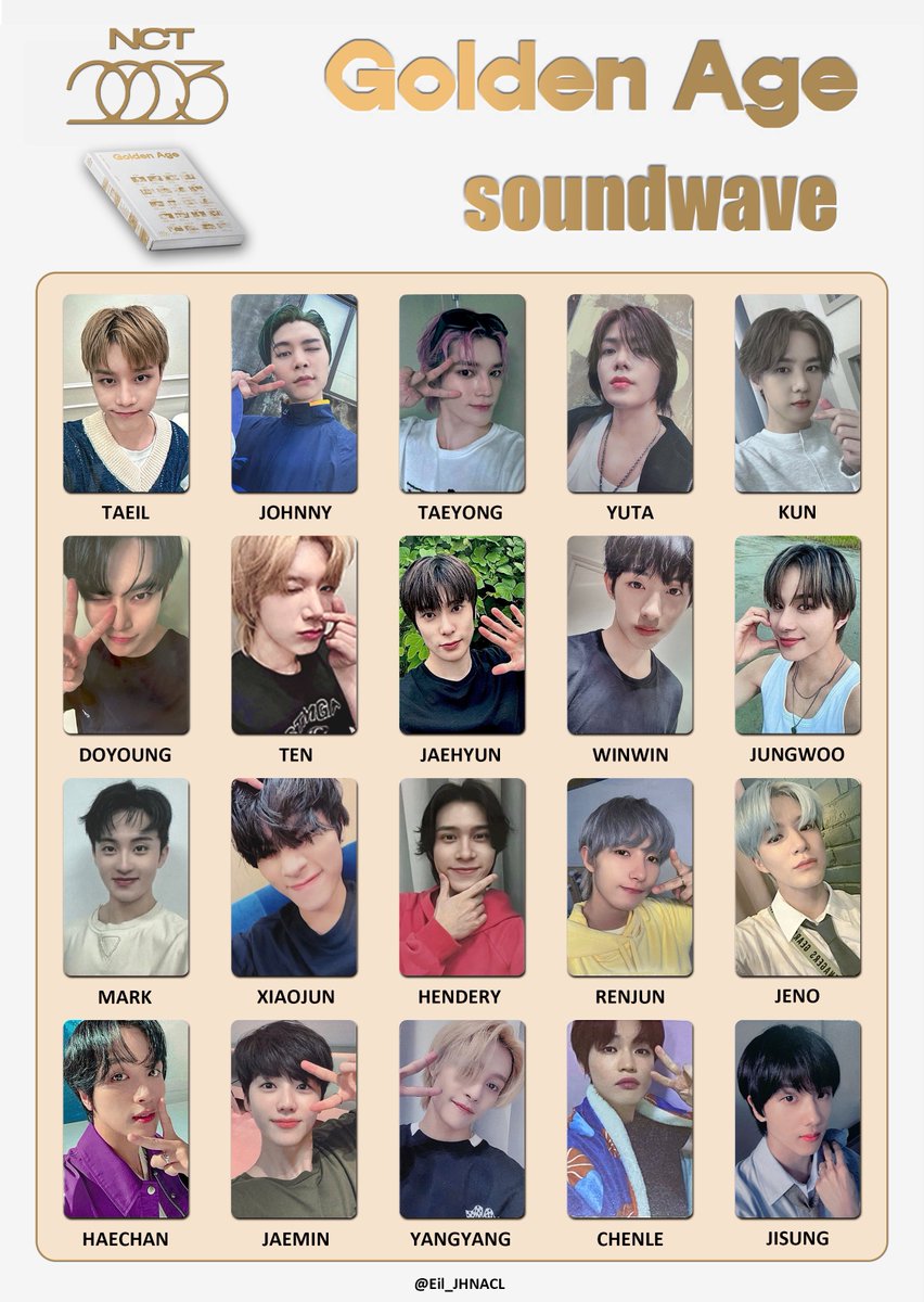 nct 2023 golden age photocard template 엔시티 골든에이지 포카