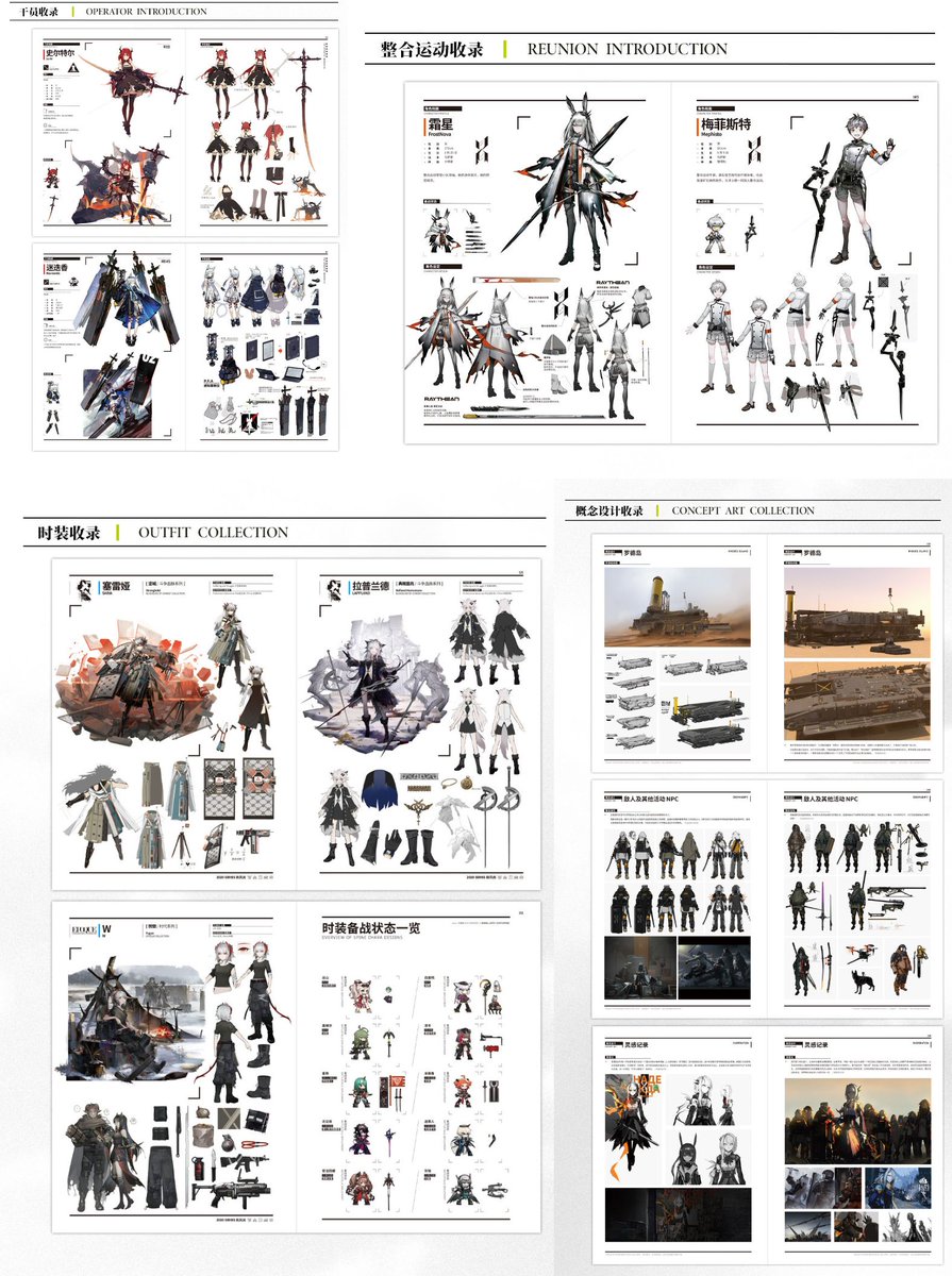 アークナイツ美術設定資料集 Vol.02 ・価格:249RMB(約5100円) ・発売日