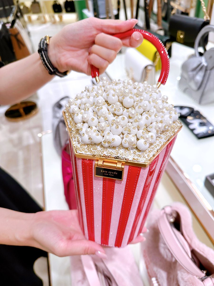 ケイトスペードのポップコーンバッグが可愛すぎて頭が狂いかけたぞ