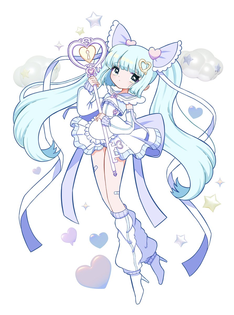 天使界隈×レトロ魔法少女💙 #1日何枚か