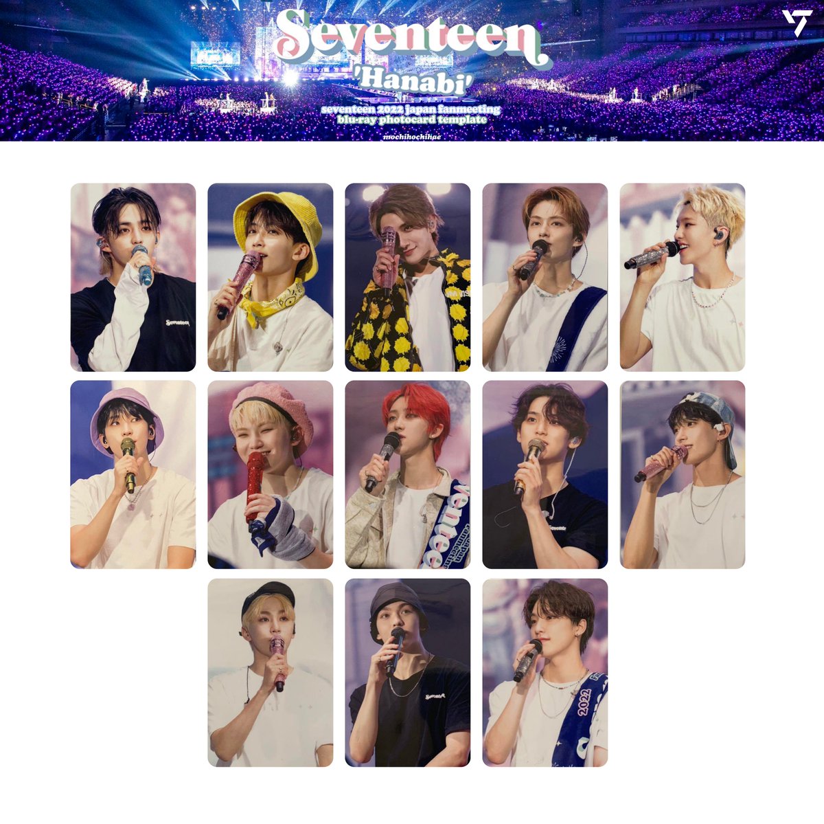 seventeen 2022 japan fanmeeting hanabi — dvd & blu-ray photocard