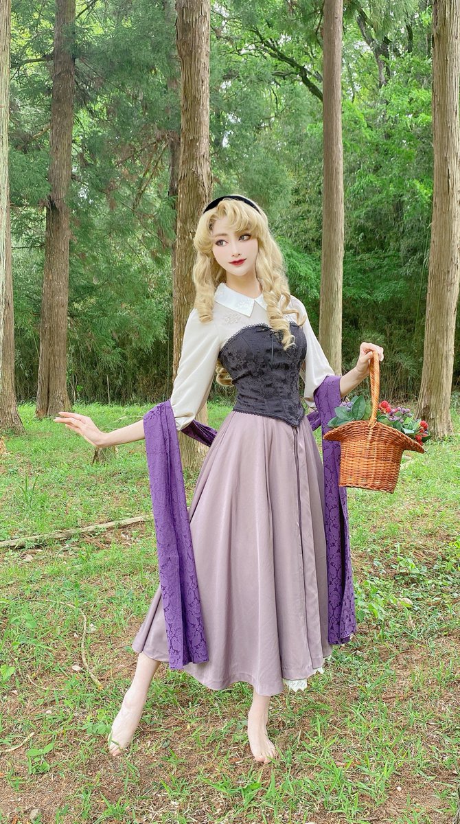 シークレットハニー 眠れる森の美女 ブライアローズ ドレス コスプレ