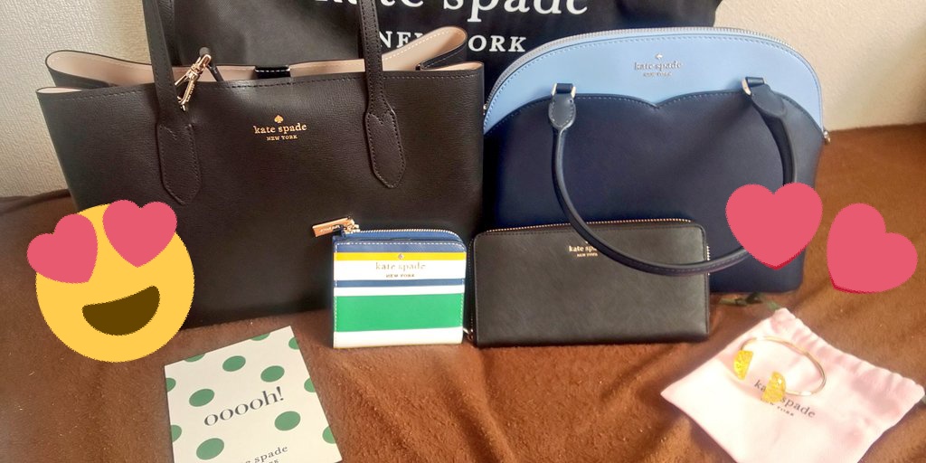 ケイトスペードの福袋（35000円の）届いた☺️バッグも財布もおしゃれ