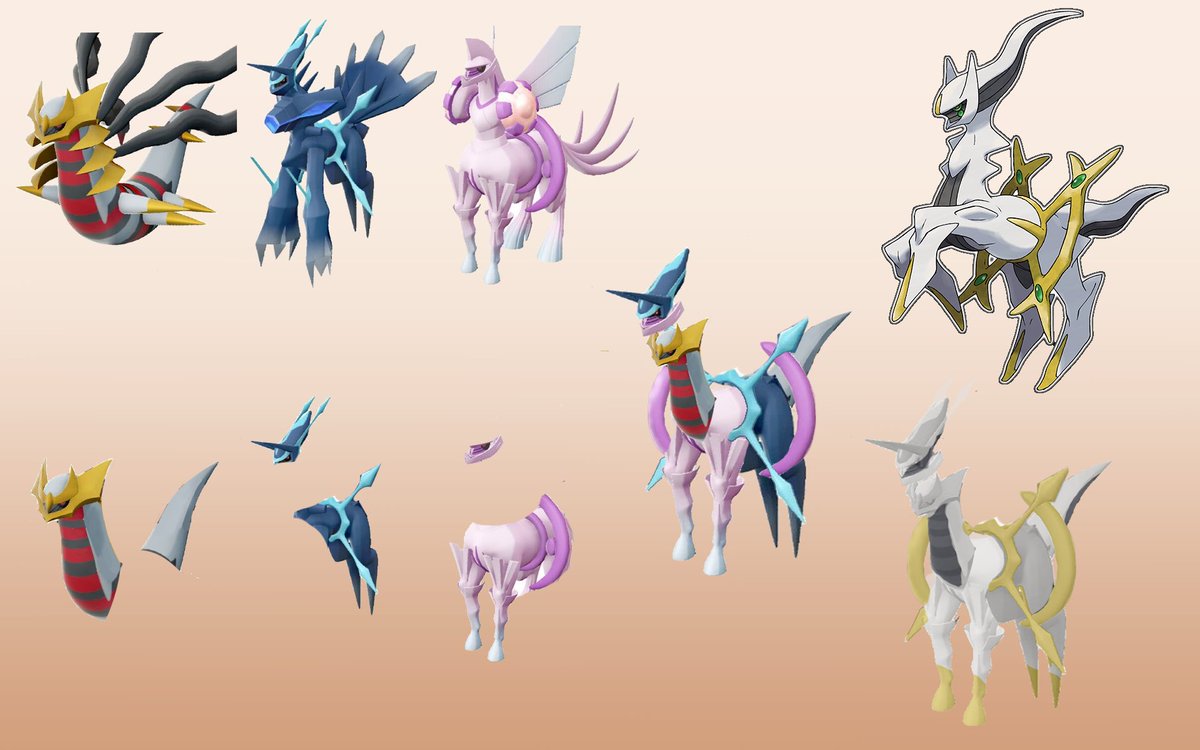 ディアルガ・パルキアのヒスイの姿、オリジンフォルムとも聞いたので