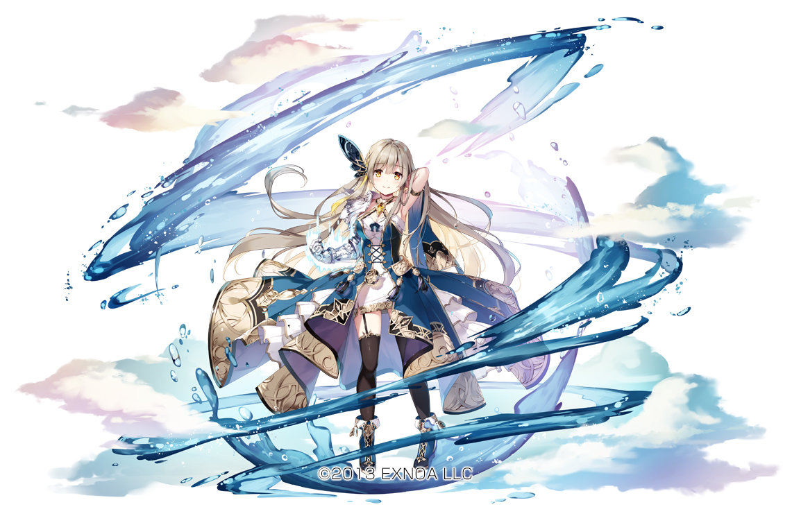 千年戦争アイギス」にて「銀腕を掲げし者トラム」を描かせて頂いており