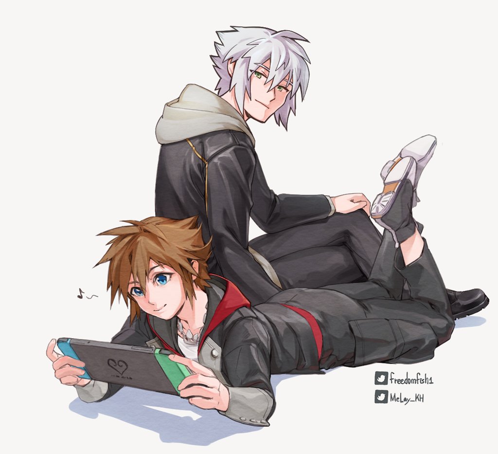彼氏と彼氏 🥰 #KH #KingdomHearts #sora #riku #soriku #陸空 #空陸