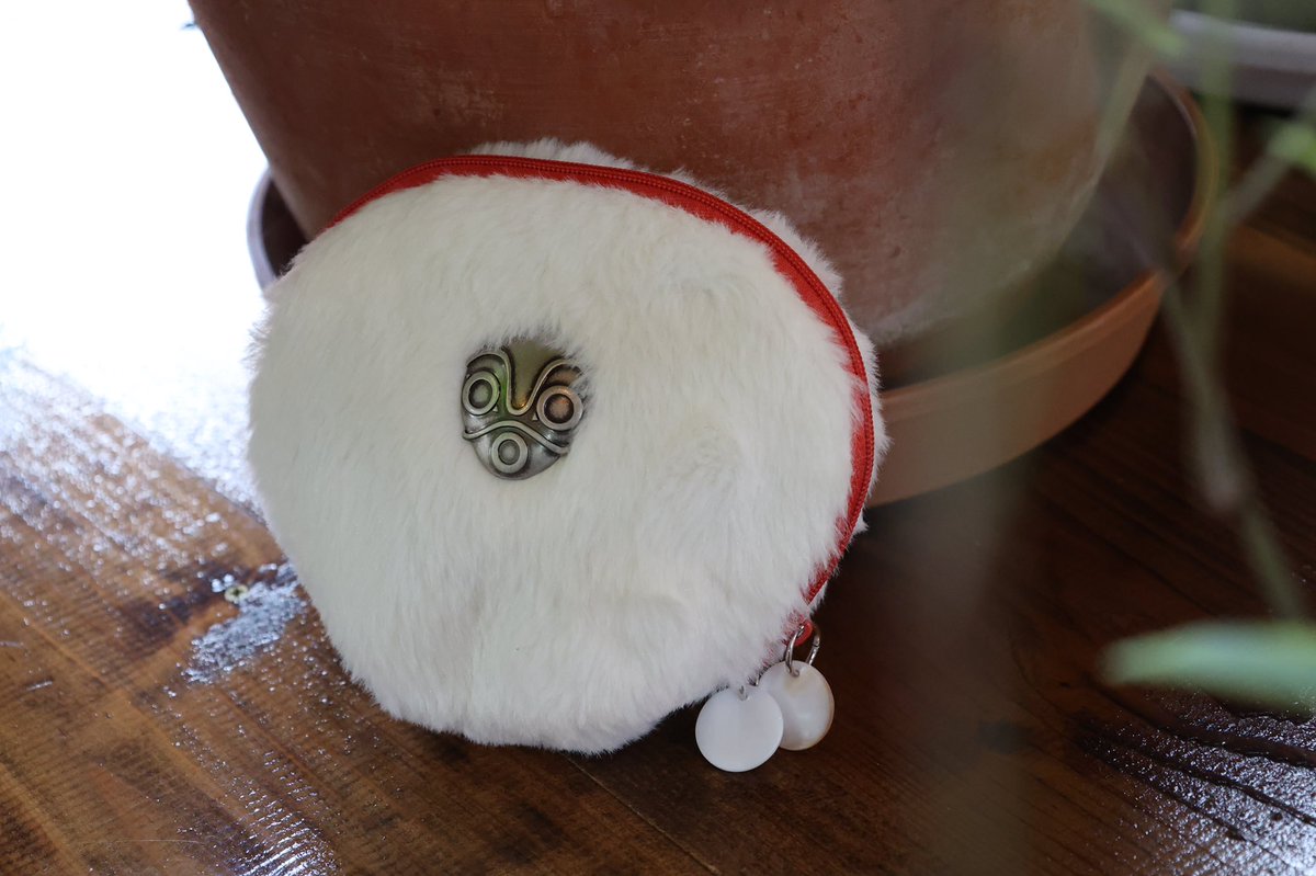 🌿もののけ姫25周年◇第一弾🌿 フェイクファーにサンのお面がついた