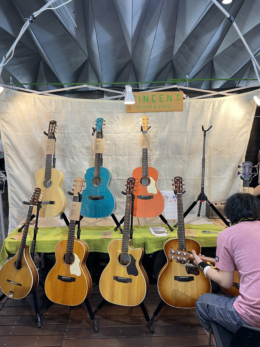 YOKOHAMA MUSIC STYLE vol.2 -Guitar Trade Show-」 K.Yairi VINCENT
