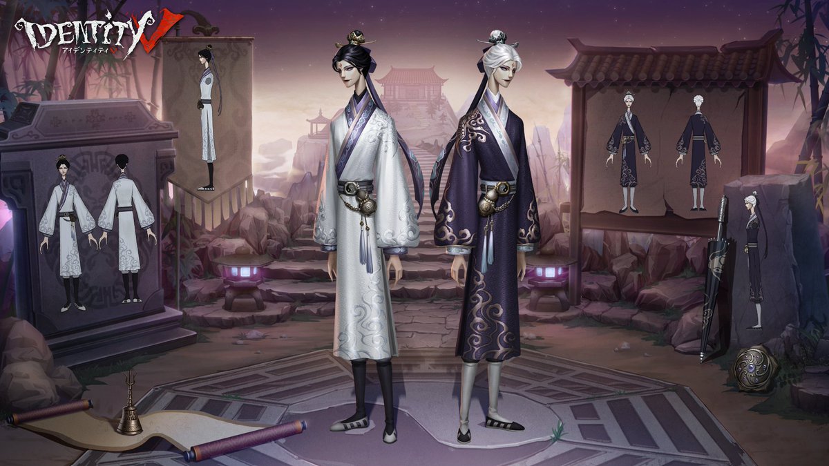 8月4日に登場する S22真髄2の衣装をご紹介！ ・ #骨董商 UR衣装 ・白黒