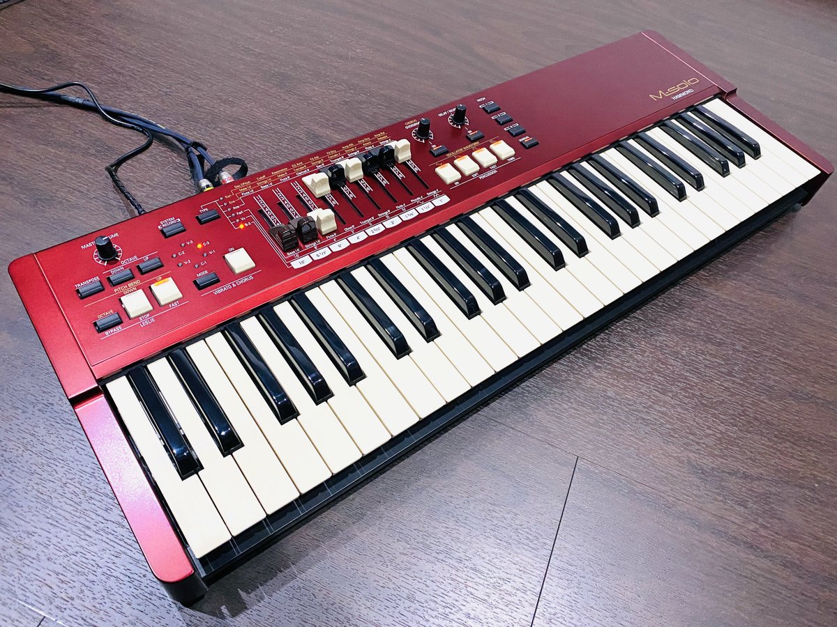 my new gear M-solo バーガンディ オルガンといえばのハモンド新モデル