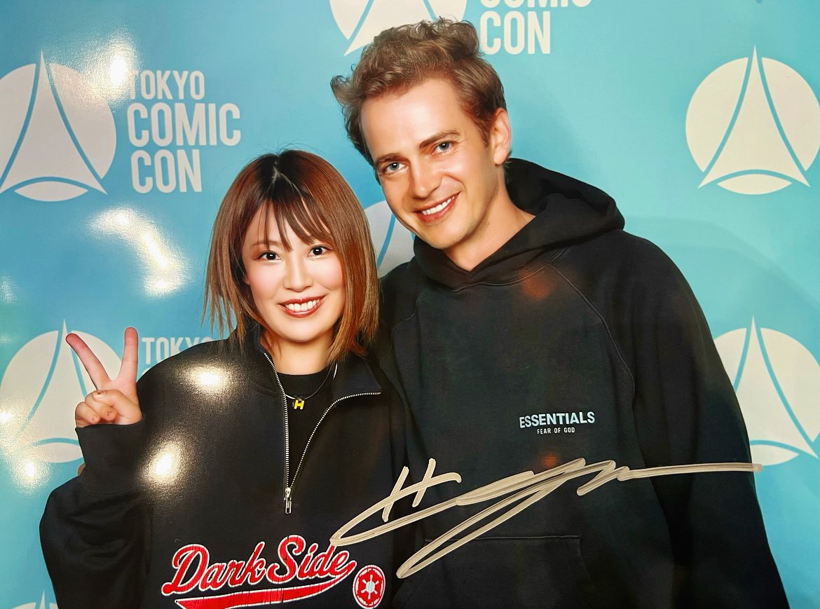 幼少期から憧れの方と。 #ヘイデンクリステンセン #ダースベイダー