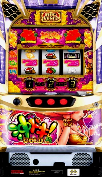 S沖ドキGOLD 新パネル「ラブリーガール2023Ver.」の 筐体画像はこんな