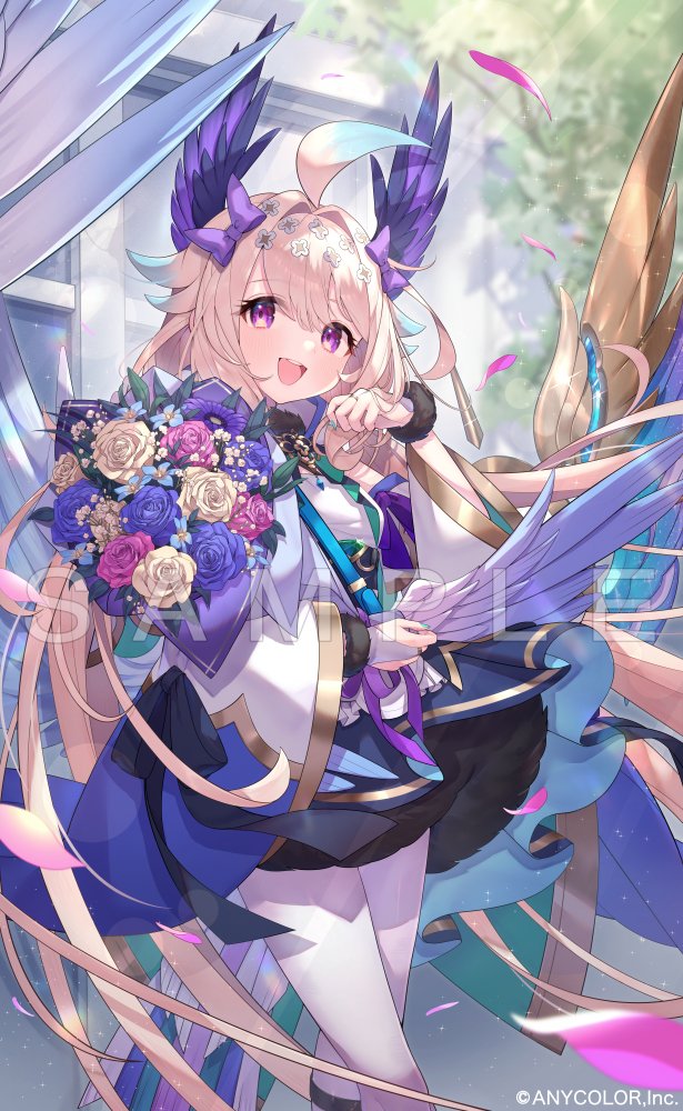 NIJISANJI EN所属のEnna Alouetteさんの誕生日グッズ用イラストを担当