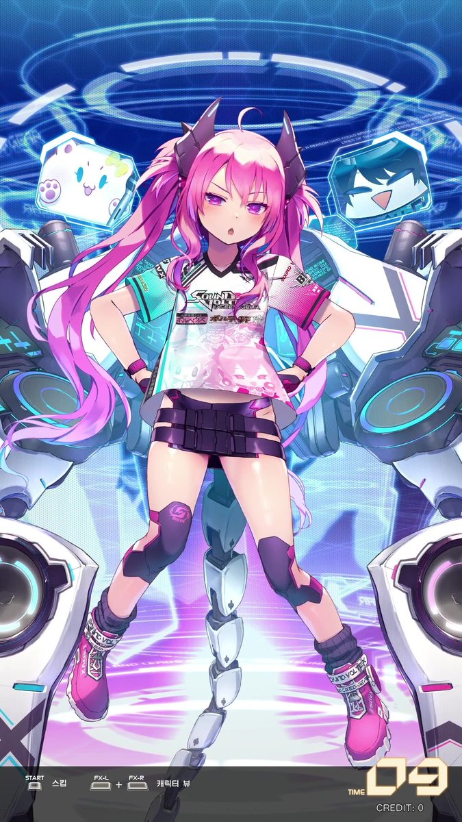 SDVX EXCEED GEAR] Grace(Suddendeath) Live2D Result Screen (D - A