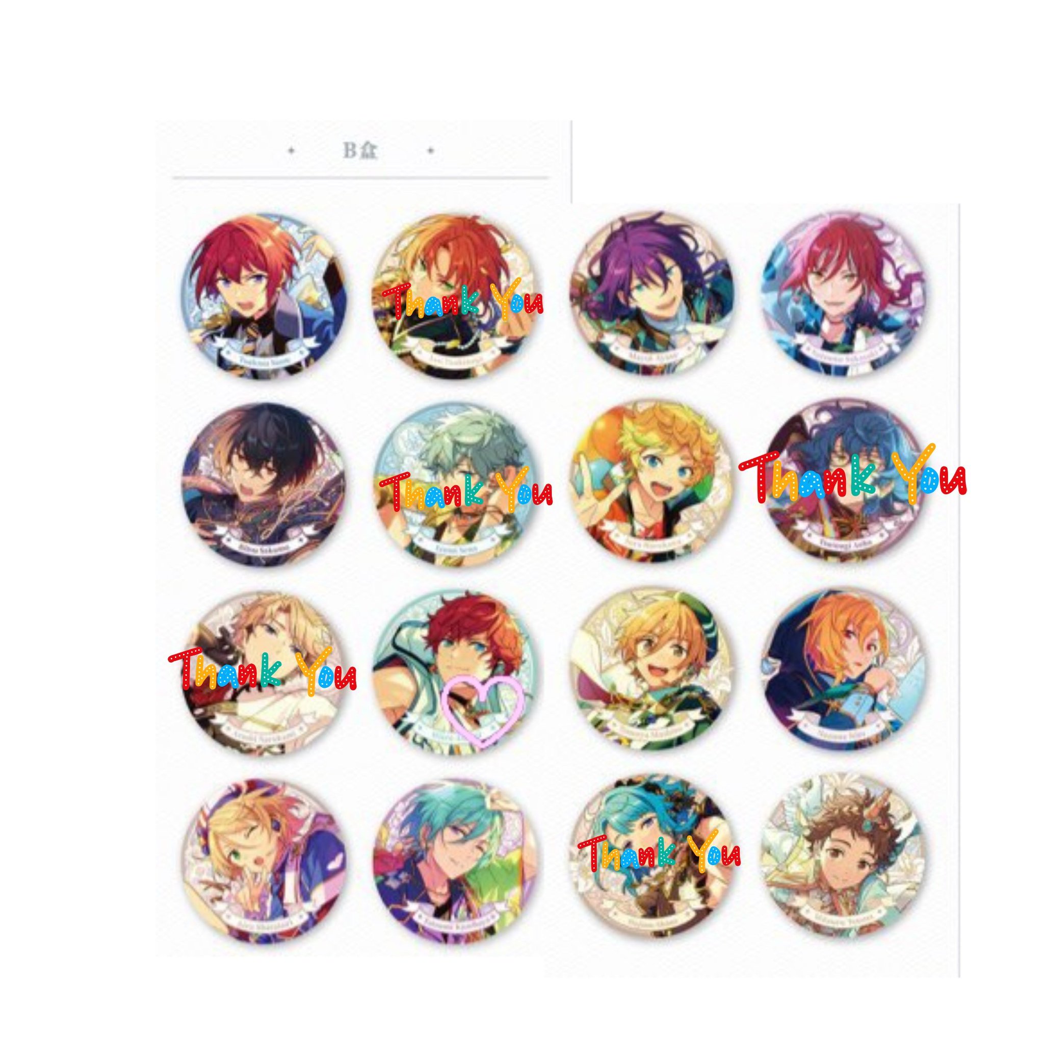 あんスタ Crazy:B 椎名ニキ 缶バッジ 閃耀缶バッジ 中国 テーマ