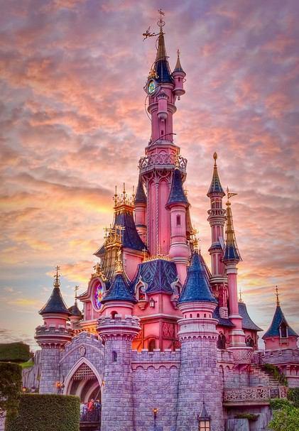 FRASERDESING 眠れる森の美女 ディズニー レトロ シンデレラ城モデル