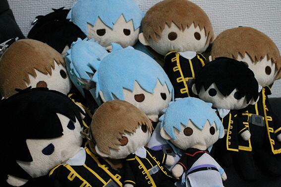 商品】かわいすぎっ！銀時、土方、沖田のぬいぐるみペンポーチと