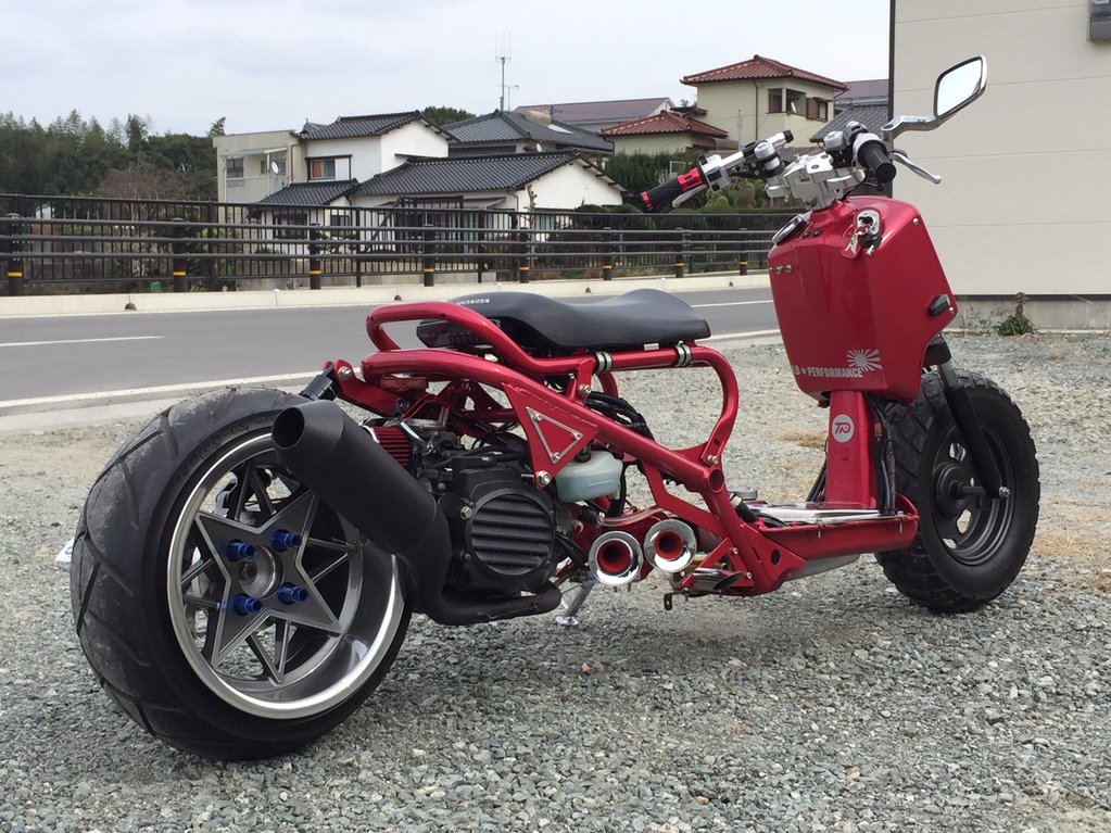 ホンダ ズーマー 直吊りカスタムセット サスペンションアダプター追加
