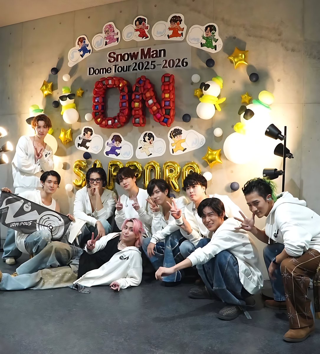 L パーカー いつものサイズ SnowMan 2025 2026 ON 音故知新 Snow Man