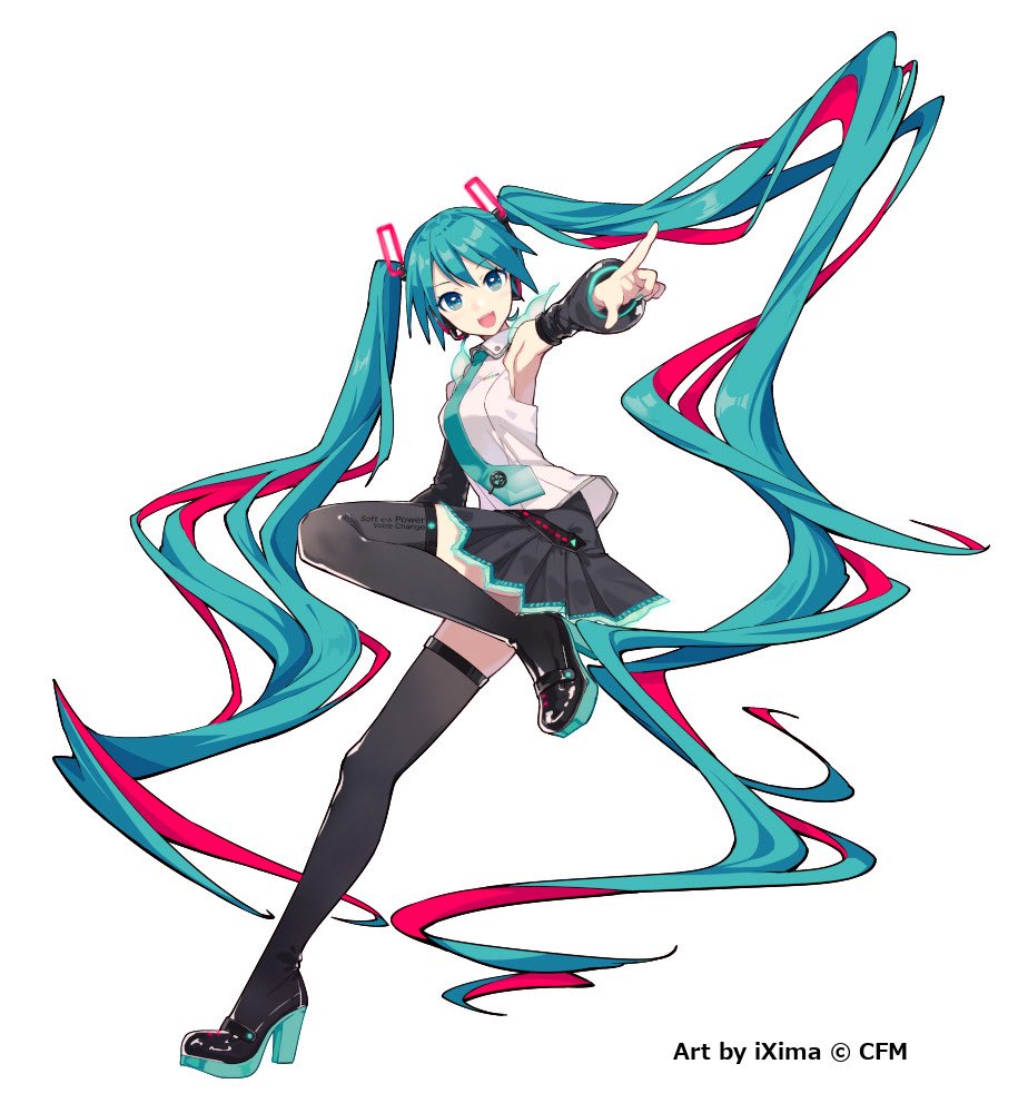 ミクさんのスカジャンができました。原画書いております。