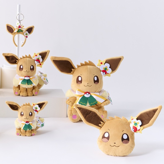 ポケパーク カントー オリジナルグッズ公開 イーブイぬいぐるみや