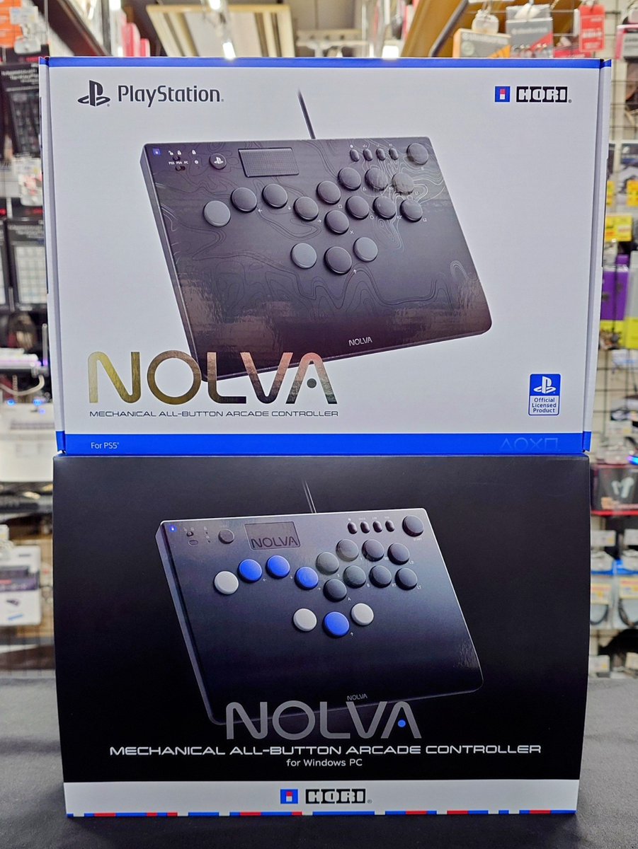 2F】 大人気レバーレスアケコンが在庫あります‼️ HORI 『NOLVA for