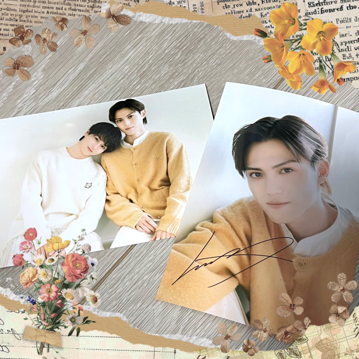 藤本洸大 #簡秀吉 #ドラマ修学旅行 #JUNON プリントして来た🤭💗か