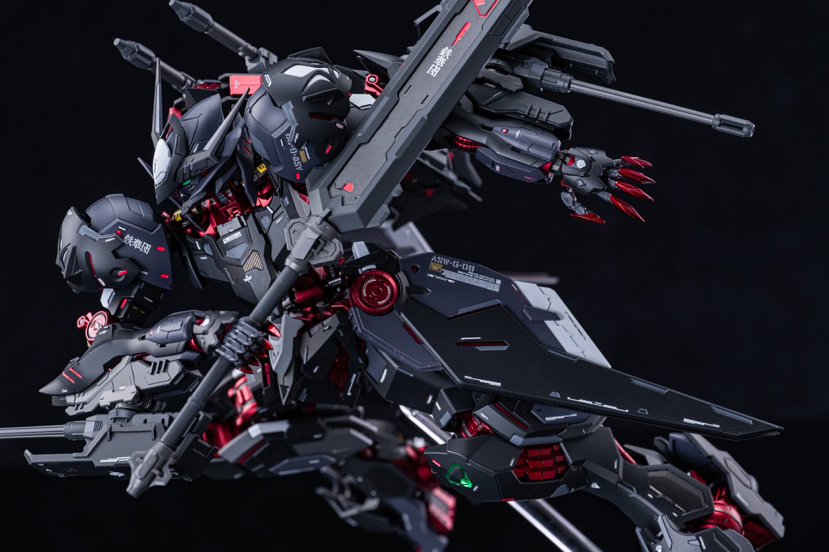 MG 1/100 ガンダムバルバトスルプス完成しました！ 首、腰、肩幅を延長