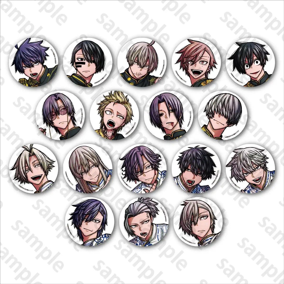 秋田書店 #C107 グッズ 桃源暗鬼 トレーディング缶バッジC107 □全17種