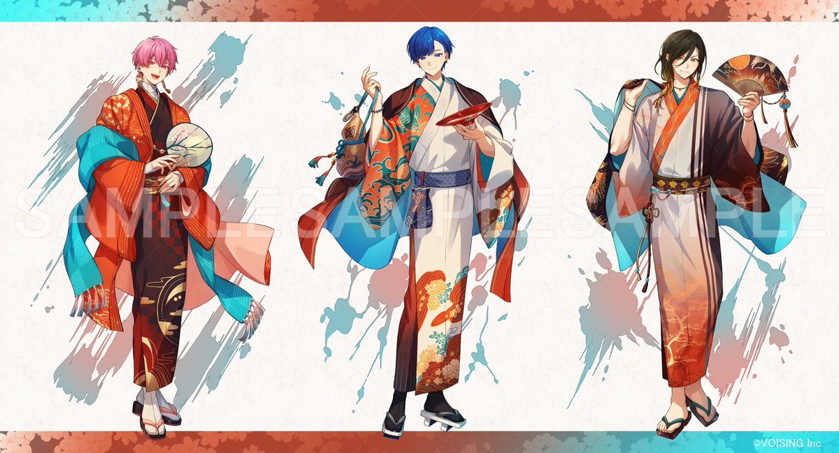 いれいす】さんの2026年お正月グッズのビジュアルを担当させていただき