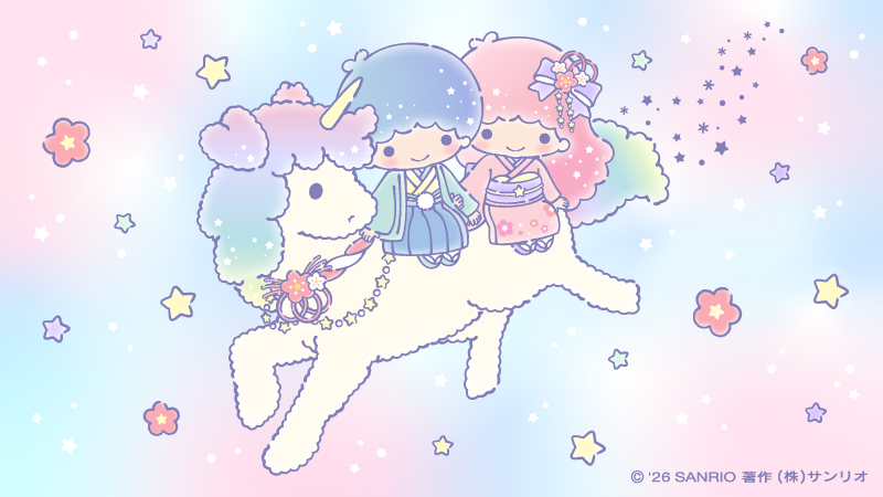 きらめくお星さまのように、みんなの夢が広がる年になりますように☆