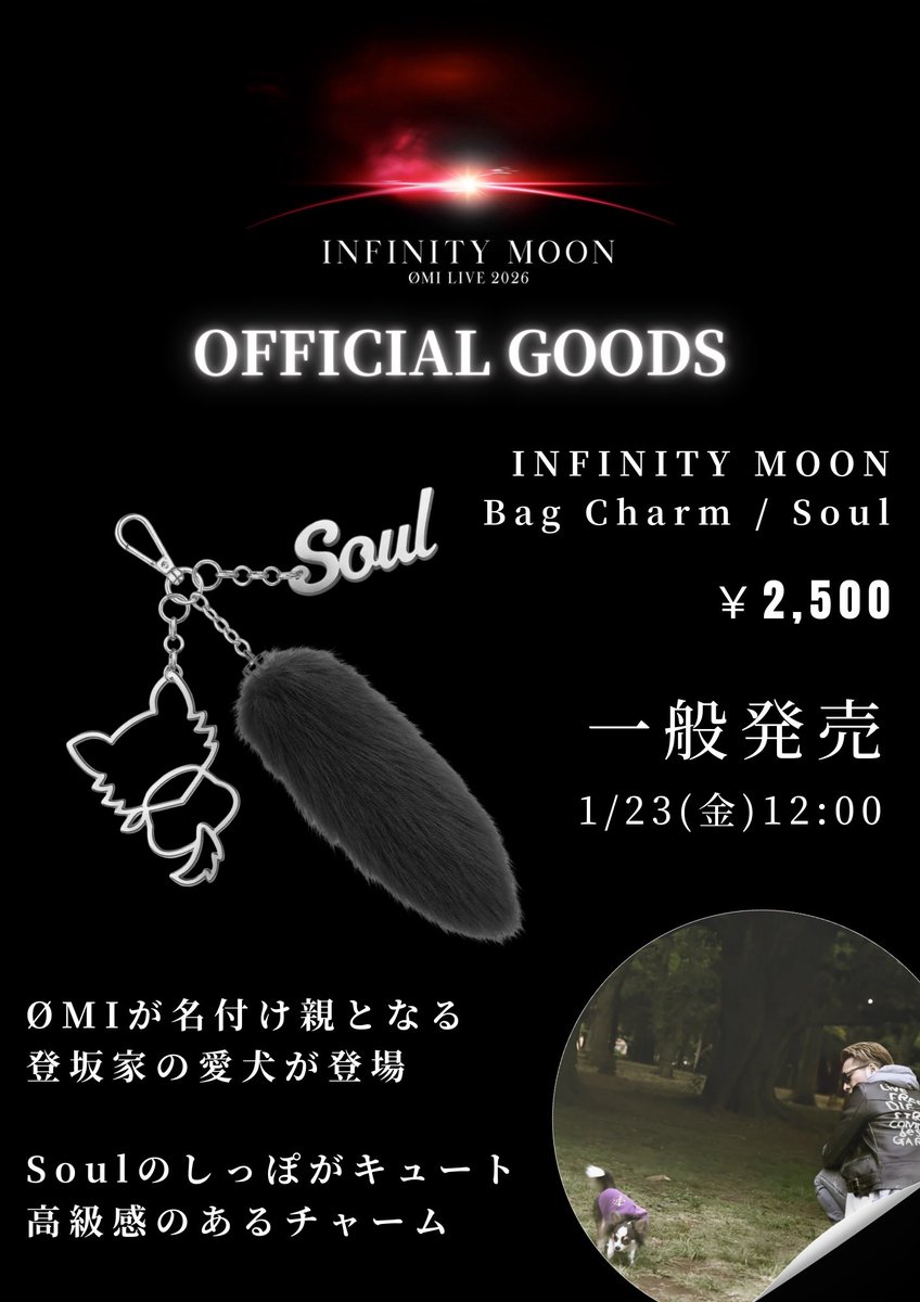 ØMI LIVE 2026 ～INFINITY MOON～ OFFICIAL GOODS INFINITY MOON Bag