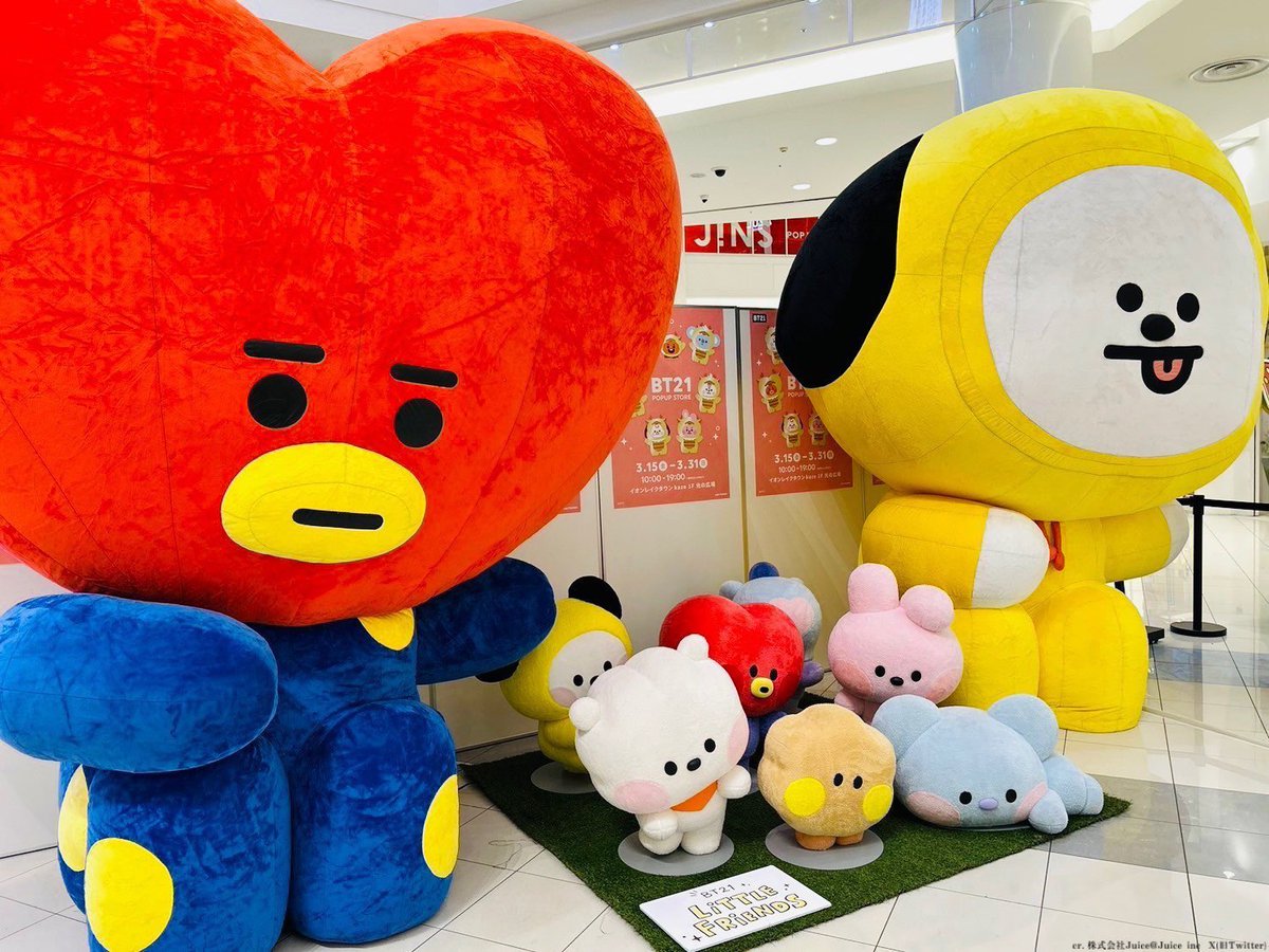 BT21の2026年ポップアップストアが全国各地で開催決定！！ 📍東京会場
