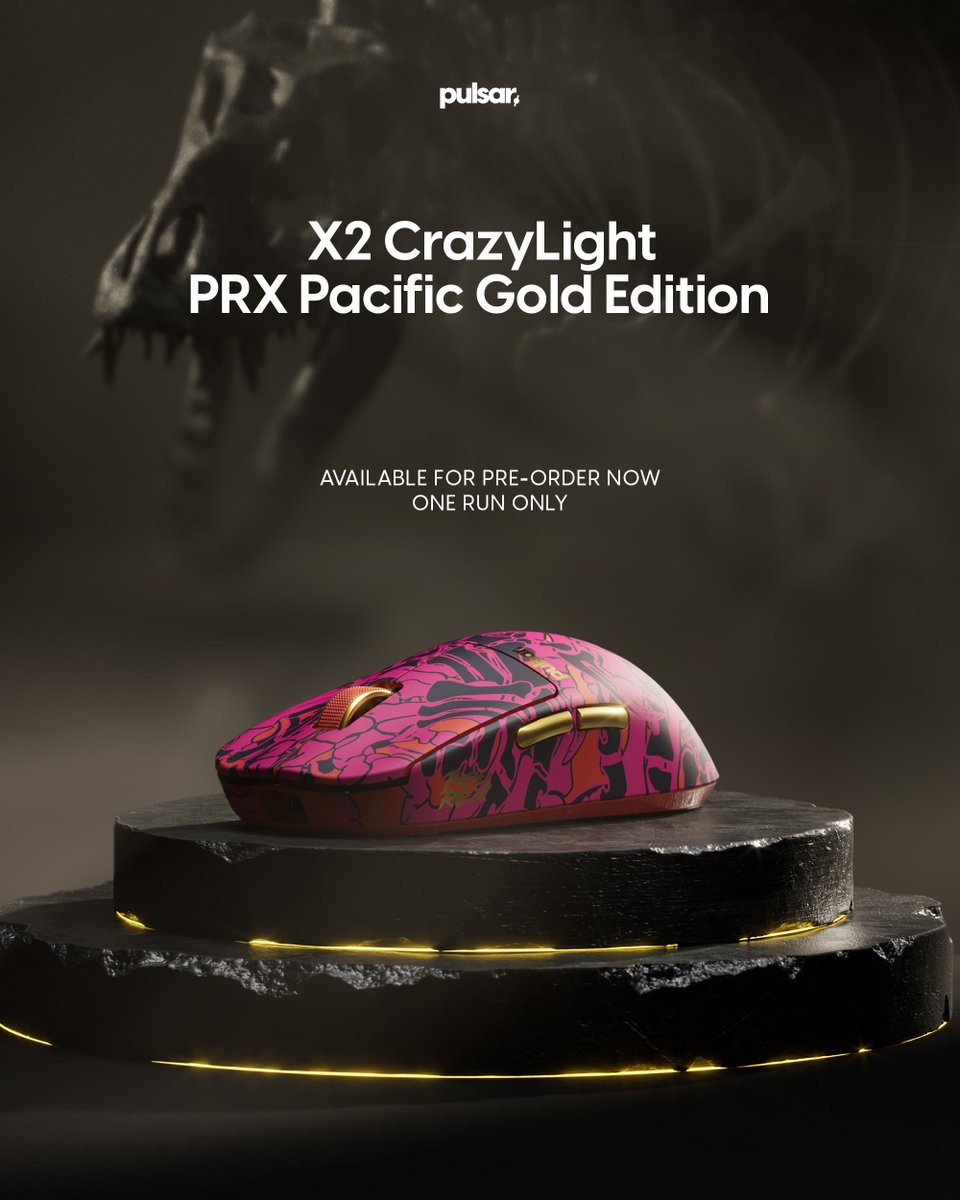 The X2 CrazyLight: @pprxteam Pacific Gold Edition is now available
