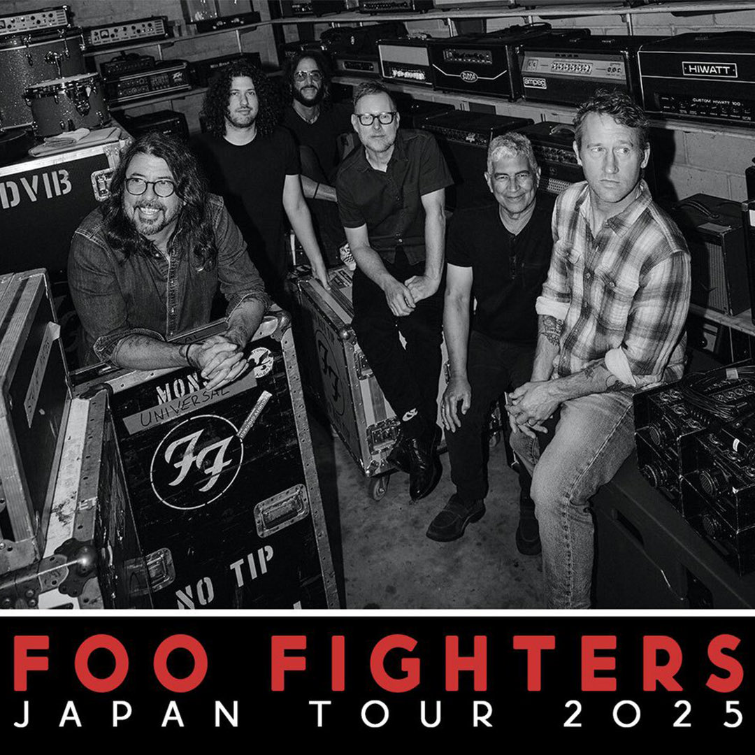 フー・ファイターズ 日本ツアー最終日、無事終演✨ これで17年ぶり単独
